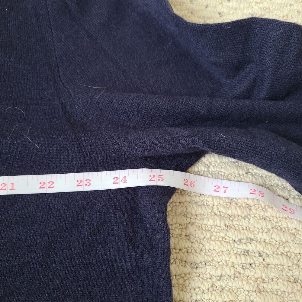 NWT Polo Ralph Lauren Mens 100% Wool 1/4 Zip Pullover Sweater Navy Size XXL Knit - Picture 7 of 9